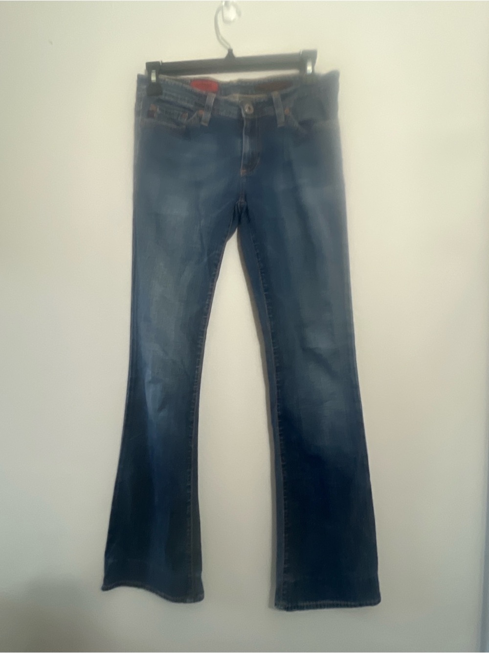 AG Adriano Goldschmied The Angel Medium Blue Flare Women’s Jeans Size 25R